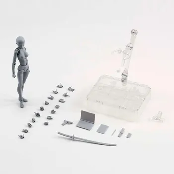 Cutii Corpul Kun DX Set Mobile Cifre CORPUL CHAN Gri / Portocaliu Culoare Ver PVC figurina de Colectie Jucarii Model