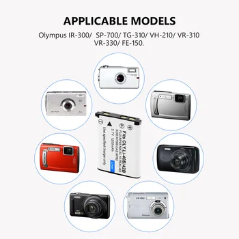 Li-40B LI-42B Camera Baterie pentru Olympus FE-150 TG-310 VH-210 VR-310 SP-700 Nikon EN-EL10 Fuji NP45, Leise D-Li63 Casio NP80
