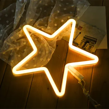 Noutatea Creative Neon Lampa LED USB de Încărcare Lumina de Noapte Vacanță de Crăciun Petrecere Copii Decorare Cadouri Led Iluminat Mobilier