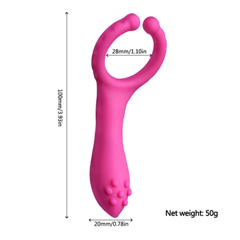 G spot Vibratoare Sex Vibrator din Silicon de Prostată, vagin Masaj Vibrații Clitorisul Clip Penis stimulator jucarii Sexuale pentru Barbati Femei