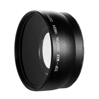 49mm 0.45 X Super Wide Angle Lens w/ Macro pentru Canon EOS M6 M5 Mark II M50 M10 M100 M200 cu 15-45mm Lentile de aparat de Fotografiat