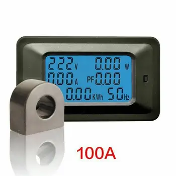 20A / 100A AC LCD Panou Digital de Putere Watt Metru de Monitor de Tensiune KWh Voltmetru Ampermetru Tester Tools