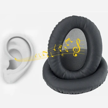 Pereche De Tampoane pentru Urechi Pentru Sony WH-CH700N Căști Pernițe de Înlocuire de Înaltă Calitate din Piele Moale de Spuma de Memorie, Căști de protecție Flexibile Eh#