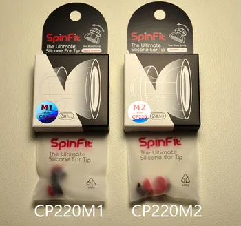 1 Pereche(2 buc) Original SpinFit CP220 CP230 CP240 Actualizat În ureche Căști Patentat de Silicon Auricular Tehnologie Inovatoare Auricular