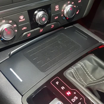 Masina de încărcare wireless QI încărcător de telefon cu placa de încărcare accesorii pentru Audi A6 RS6 C7 A7 2012 2013 2016 2017 2018