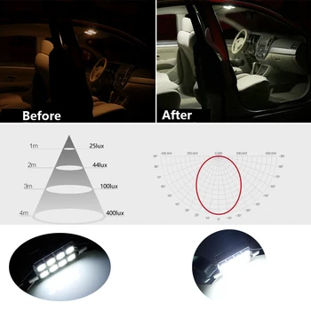 12Pcs Led-uri Canbus-Bec Auto Lumina de Interior Kit Pentru Mazda CX-7 CX7 2007 2008 2009 2010 2011 2012 led-uri de interior Dome Harta Portbagaj Lumini
