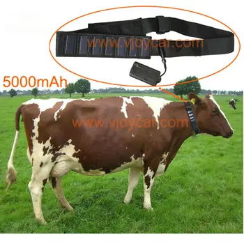 Vaca GPS Tracker T500S Impermeabil Panou Solar Guler Lung Baterie Viață Nici unul Oprire Alimentare Gard Geo Hartă în Timp Real Track