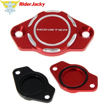 RiderJacky Negru Roșu CNC Motocicleta Filtrului de Ulei de Motor Capac de Acoperire Pentru Ducati Monster 900 de exemplu, S4,S4 Fogarty 2000 2001