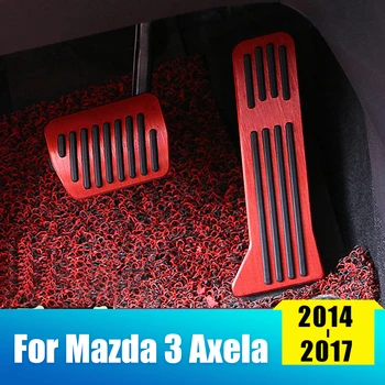 Aliaj de aluminiu Masina Pedala de Gaz Combustibil Pedala de Frână Pedala de Acoperire Tampon Pentru Mazda 3 BM Axela 2016 2017 2018 Accesorii