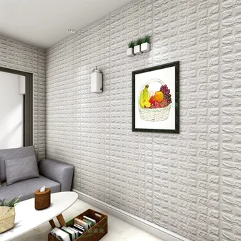 Tapet 3D stereo caramida model de tapet rezistent la apa auto-adeziv ciment perete dur cameră caramida TV de fundal autocolant de perete