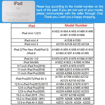 World Travel pentru 10.2 8-2020 Aer 4 iPad Cazul a 7-a Generație a 6-Pro 11 2018 Mini 5 Capac de Silicon Pentru iPad 9.7 Mini 2 10.5 Aer