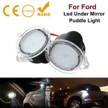 Mare Putere LED-uri Albe Oglindă Laterală Baltă Lumini Pentru Ford Edge Mondeo MK5 Fuziune Flex Explorer Taur F-150 Gama