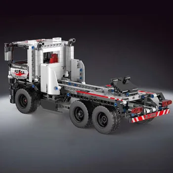 Mucegai Regele Constrouction camion telecomanda Model Cu Funcția Motorie Blocuri Caramizi Copii, Jucării DIY cadouri