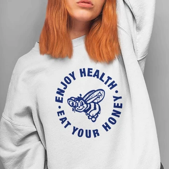 Harry Styles Femeie Haine Bucurați-vă de Sănătate Mânca Miere Grafic Pulovere de Cauzalitate Dulce de Albine Crewneck Pulovere Toamna Topuri pentru Femei