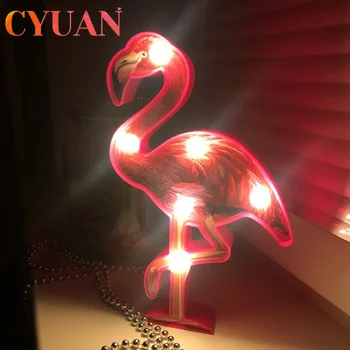 CYUAN Unicorn Partidul Decor 3D Unicorn Lampa LED Lumina de Noapte Pentru Home Decor Dormitor Masă de Lumină LED-uri de Aniversare pentru Copii Copil de Dus