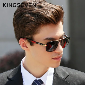 KINGSEVEN Brand 2020 DESIGN Bărbați Clasic Polarizat ochelari de Soare Brand de Lux Ochelari de Soare Pentru Condus Retro Oculos de sex Masculin