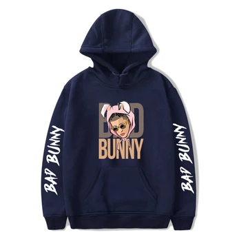 Noi Iepure De Imprimare Hanorace Bad Bunny Moda Drăguț Femei Hoodies Streetwear Popular, Cu Glugă Pulovere Toamna Iarna Jachete