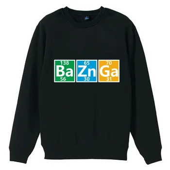 TBBT Flash Bazinga Fata Femei Echipajul Gât Tricoul Tabelul Periodic Elemente de Știința Font B Atom de Lână Pulover ZIIART