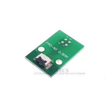 20 buc Flexibil Cablu Plat FFC FPC Conector Adaptor 4 Pini 0.5 mm la 2.54 mm pas 4 P 2x2 Pini prin găuri BAIE PCB Converter
