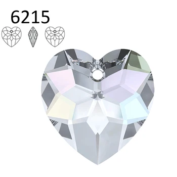 (1 buc) ORIGINALE de cristal de la Swarovski 6215 fațete pandantiv Inima made in Austria stras pentru bijuterii DIY face