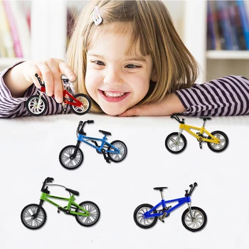 1 BUC Deget Bicicleta bmx Jucării pentru Băieți Mini Bicicleta Cu Frana Coarda Aliaj bmx Funcționale Munte Biciclete Model de Jucarii pentru Copii Cadouri