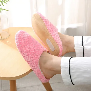 Femei Papuci De Jos, Moale Pantofi De Bumbac Pentru Bărbați Papuci De Interior Slip-On Pantofi Dormitor Slide-Uri De Femei Pantofi Confortabili Pentru Cuplu