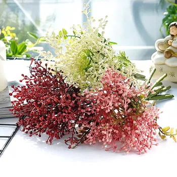 Manual de fructe pachet de plastic, flori artificiale decor de nunta mireasa flores fals mână de flori