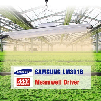 Quantum led-uri cresc light bar Samsung LM301B Chips-uri Spectru Complet 3000K se Amestecă 660nm driver Meanwell Creștere Lampă Interioară de Plantare