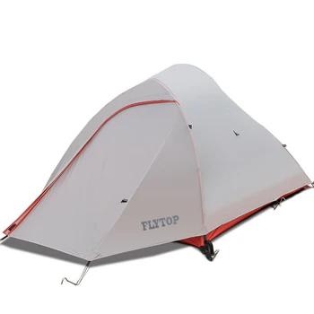 Ultralight în aer liber Camping Cort 2 Persoane Aluminiu Pol 20D Nylon, Dublu Strat Impermeabil Ușor pentru Drumeții Cort de Camping de Călătorie