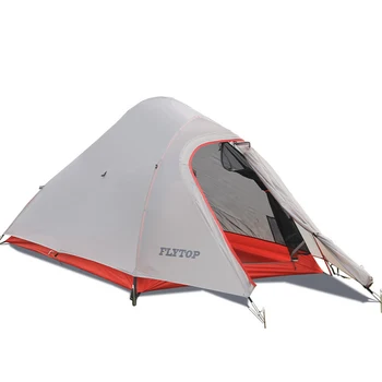 Ultralight în aer liber Camping Cort 2 Persoane Aluminiu Pol 20D Nylon, Dublu Strat Impermeabil Ușor pentru Drumeții Cort de Camping de Călătorie