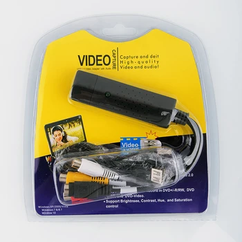 USB 2.0 Video Simplu Captura Video, Adaptor cu 4 Canale Video, TV DVD, VHS 4CH DVR Card Suport Win10 Cu Audio DVR