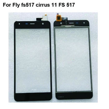 Pentru Fly FS517 FS 517 Față Lentilă de Sticlă Ecran Tactil Digitizer Pentru Fly fs517 cirrus 11 FS 517 Ecran LCD cablu Flex Caz