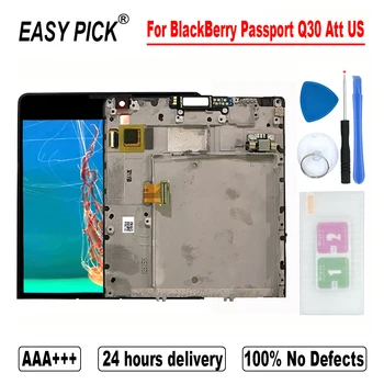 Pentru BlackBerry Passport Q30 AT&T, Display LCD Touch Screen Digitizer Înlocuirea Ansamblului Pentru BlackBerry Passport Q30 SQW100-1