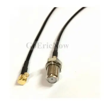 5 buc RF Coaxial F Femela Jack să MCX Plug de sex Masculin Unghi Drept/Drept Conector Cablu Coaxial RG174 RF P 10cm 15cm~1m Adaptor
