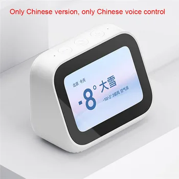 Xiaomi Xiaoai Ceas cu Alarmă Inteligent AI Voce de Difuzare Ceas de Masă Ceasuri de birou smart home mijia Aplicația Gateway ecran Tactil difuzor
