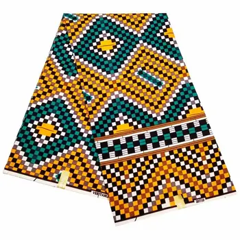 Blesing ieftine, poliester tesatura pentru rochii de mireasa en-gros din africa material pentru rochie africane ceara de imprimare tesatura