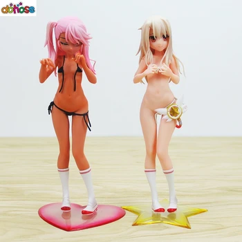 Anime Fate/kaleid liner Prisma Illya Illyasviel Von Einzbern / Chloe Von Einzbern 1/7 Sexy din PVC de Acțiune Figura Model de Jucărie pentru Copii