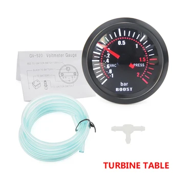 52mm CarTurbo boost gauge Contor de avertizare funcția de Automobile instrument Turbio presiune turbina ecartament