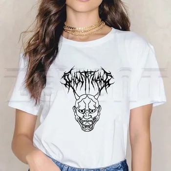 Ghostemane Metal Stil Rap Mercur Retrograd Camasi Casual de Vara pentru Femei T-shirt cu Maneci Scurte de sex Feminin Topuri Tricouri
