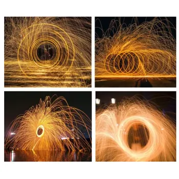 Lână de oțel foc de Artificii focuri de Artificii Flacără de Foc Magie Trucuri Magice Simulare focuri de Artificii de Sărbătoare de Anul Nou Crăciun Recuzită scânteie