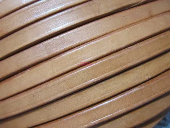 Autentic Natural oval lemn dulce piele 10x6mm din piele pentru lemn-Dulce brățară face