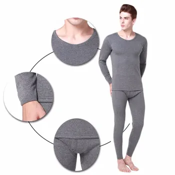 2020 de Iarnă Lenjerie de corp Termică pentru Bărbați Mult Termică Costum de Poliester Confortabil Cald Topuri + Pantaloni Bucata Set long johns mens termică