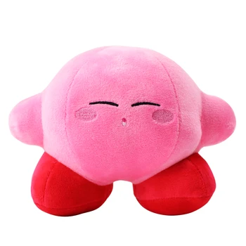 4styles Drăguț Kirby Pluș Desene animate Păpușă Jucărie Drăguț Roz Roșu Galben Kirby Steaua Bumbac Umplute Papusa Moale Jucarie Cadou Pentru Copii de 12-18cm