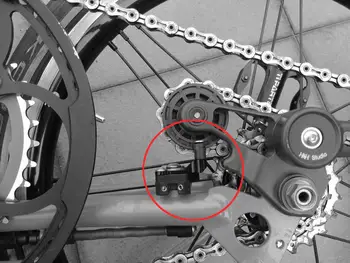 Pliere biciclete rezistență scăzută spate derailleur DIP pentru brompton de link-ul lanț piese ultralight 7.7 g 2 culori