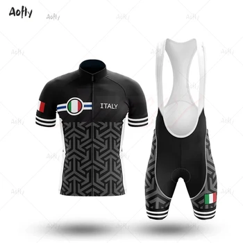 Italia Respirabil Pro Cycling Jersey De Vară 2020 Mtb Haine Scurte Biciclete Imbracaminte Ropa Maillot Ciclismo Bicicleta WearBIB Scurt Kit