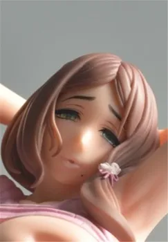 17cm Anime Q-șase Shikijou Kyoudan Ayaka Yoshino Bronzat Ver. 1/6 Scară Pictat Fata Sexy din PVC Figura de Acțiune de Colectare de Jucarii Model