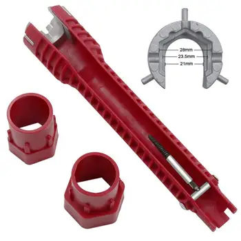 Multifunctional Instrument Cheie de Robinet Și Chiuvetă Conducta de Apă de Instalare Cheie de Țeavă Extra-lungi de Design Cheie Instrumente Pentru Bucătărie, Baie