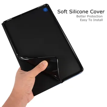 Caz pentru Samsung Galaxy Tab S5E 10.5 2019 T720 T725 SM-T720 SM-T725 Slim Magnetic Stand Silicon Moale Capacul din Spate Tabletă Funda