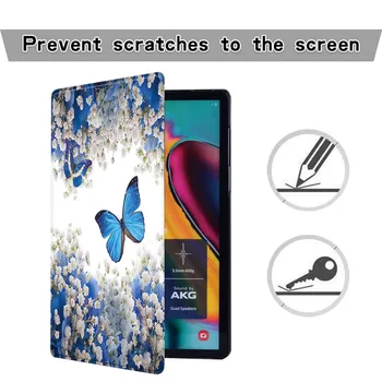 Fluture din Piele Stand Tableta Caz Acoperire pentru Samsung Galaxy Tab 10.1 2019/2016/TabA 7.0/9.7/Tab E 9.6/Tab S5E 10.5