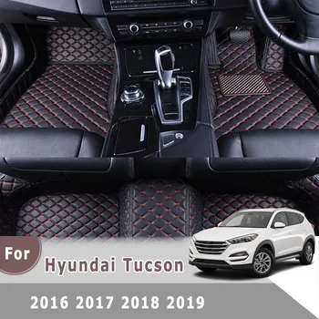 Pentru Hyundai Tucson 2018 2017 2016 volan pe Dreapta Masina RHD Covorase Auto Accesorii din Piele, Covoare Covor de Styling Auto